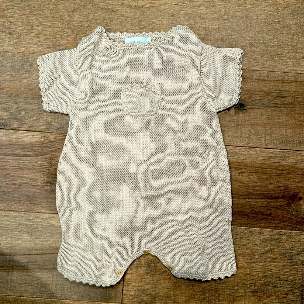 Marie Chantal 12 M knit shortall